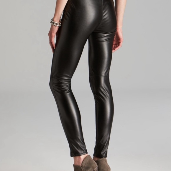 🔺FREE SHIPPING Michael Kors Black faux leather leggings - Picture 2 of 7